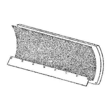 Buyers Products Plow Shield, Red, 28Inx96In, W/Hdw 1310220